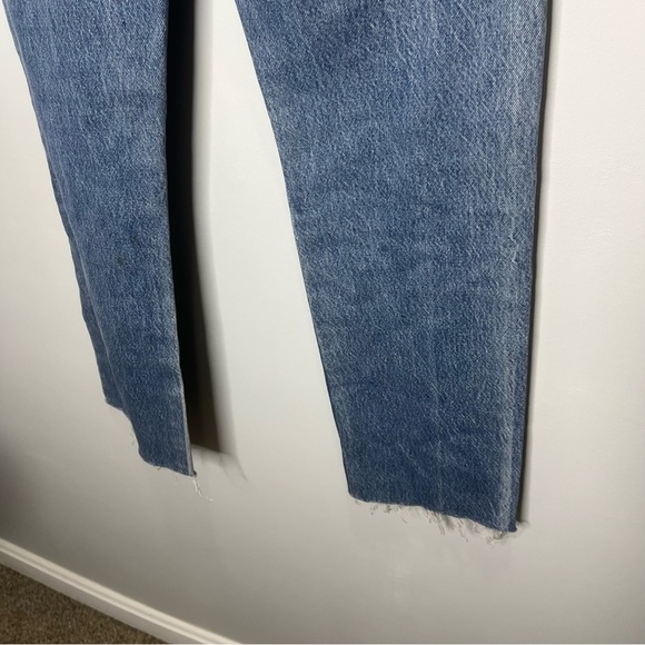 π¦π LEVIβS | Light Blue Distressed Straight Leg Denim Jeans - Picture 8 of 9